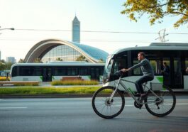 CO₂-freie Mobilität: Fahrrad, Bus & Bahn als klimafreundliche Alternativen